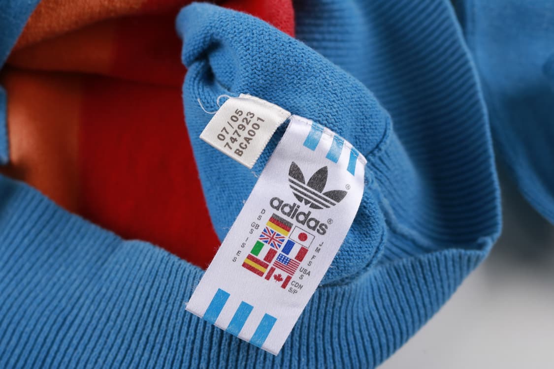 [S] 00's 아디다스 컬러믹스 니트집업 자켓 상품이미지5