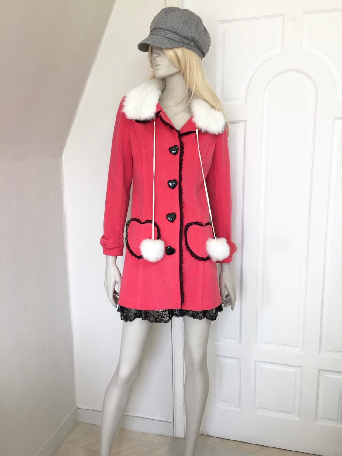 Japan LIZ LISA Heart Button Coat 상품이미지3