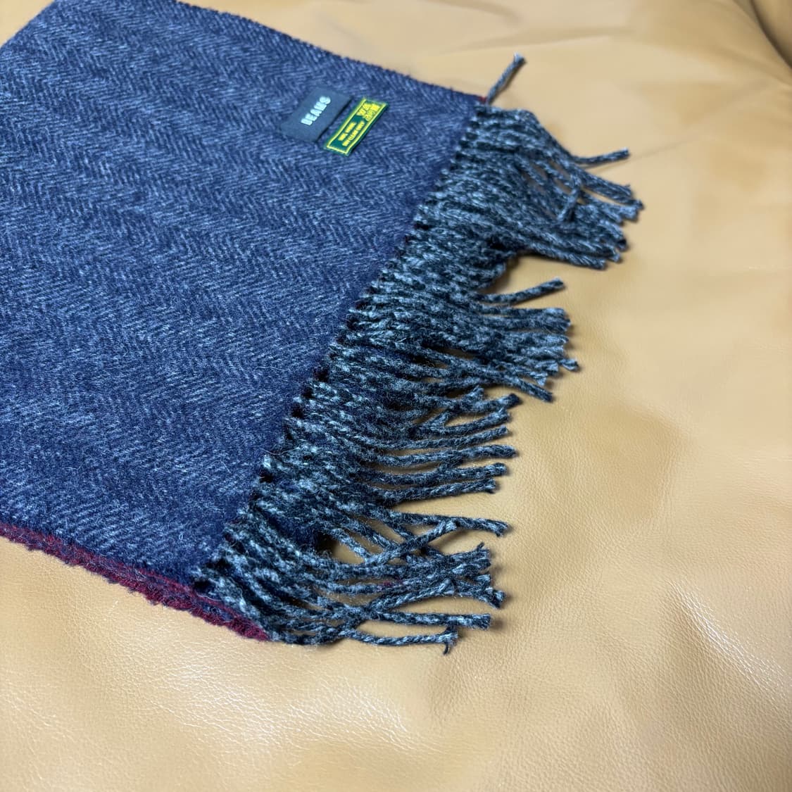 Beams 빔즈 하운드투스 그레이 머플러 목도리 (Gray) 상품이미지4