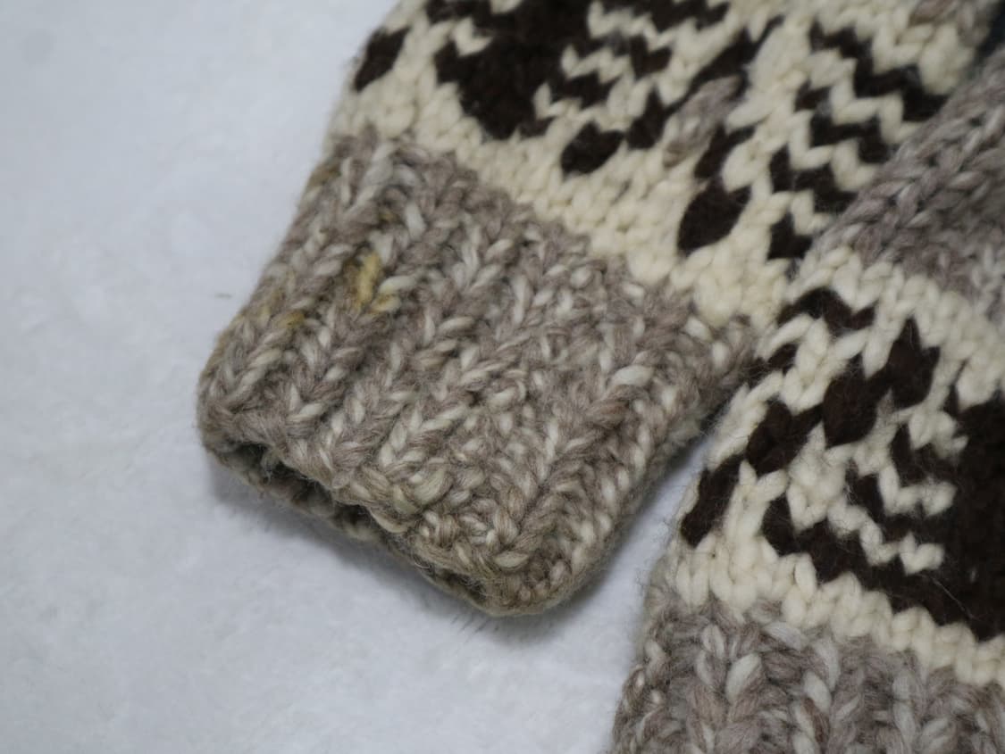 투악 버진울 집업 코위찬 가디건 made in cana 상품이미지3