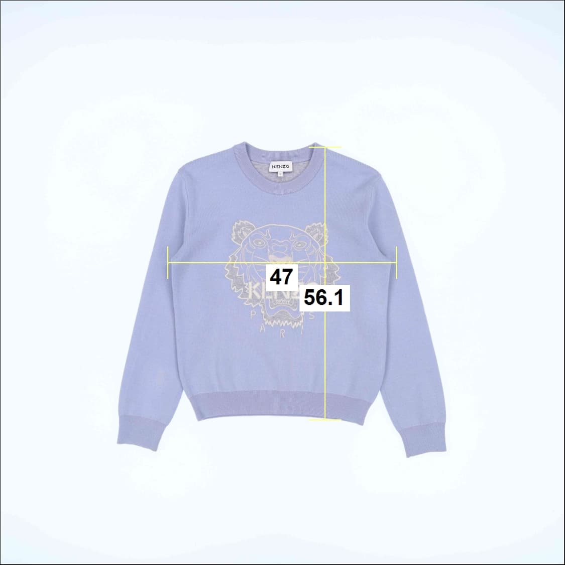 S 겐조 타이거 자수 모 맨투맨 티셔츠 N7287 상품이미지6