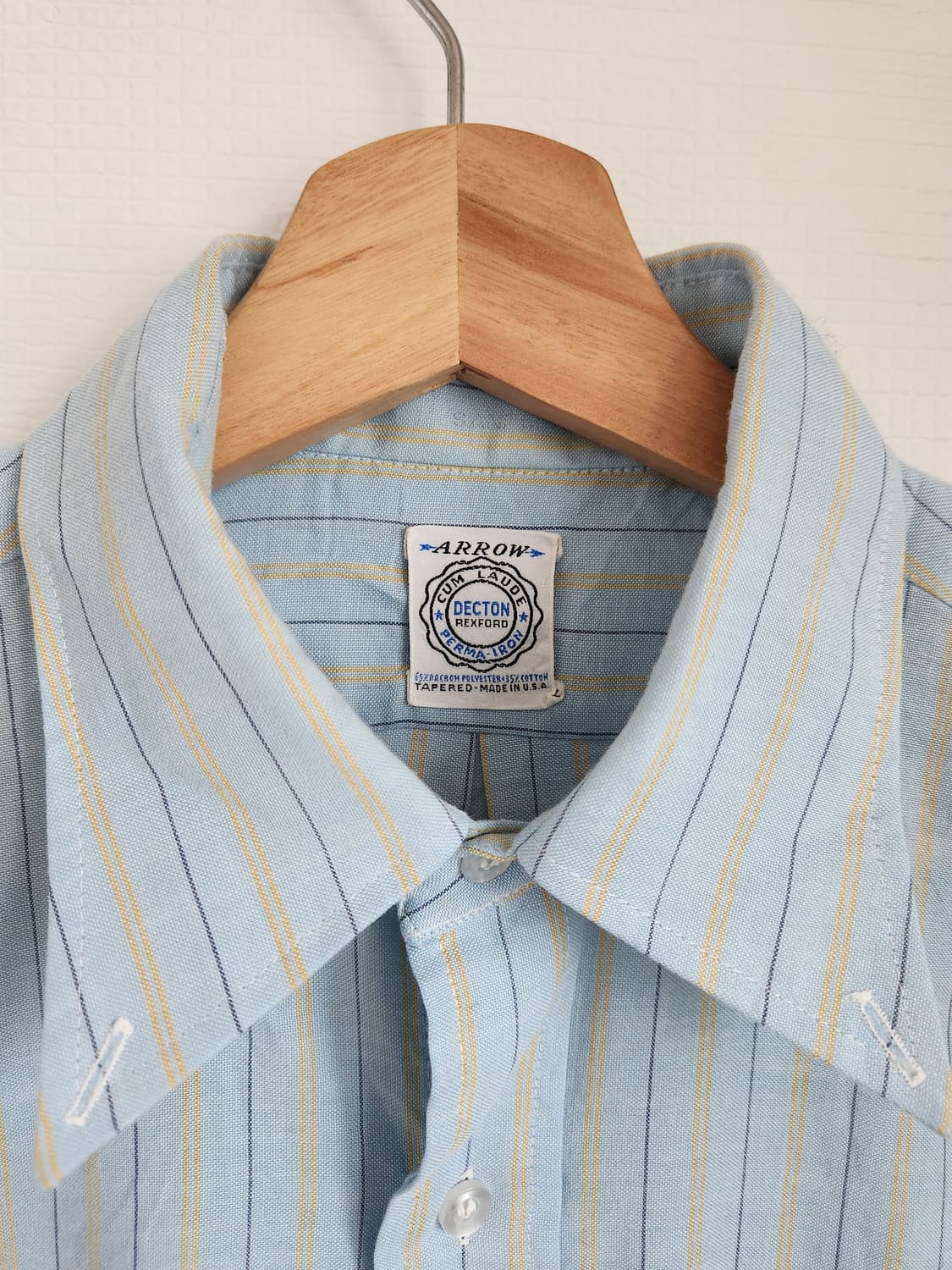 60s 애로우 덱튼 버튼다운 셔츠(USAmade) 상품이미지6