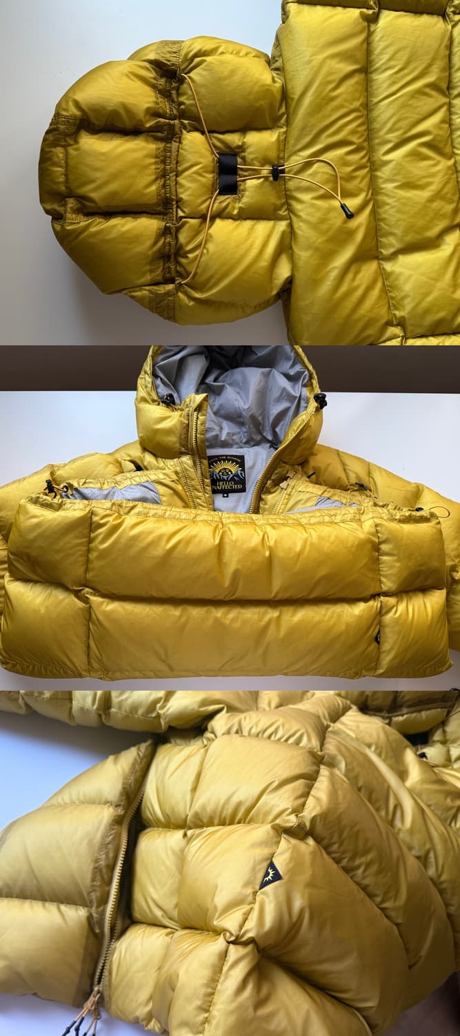 UNAFFECTED x Hello Sunrise 콜라보 패딩점퍼 옐로우 상품이미지6