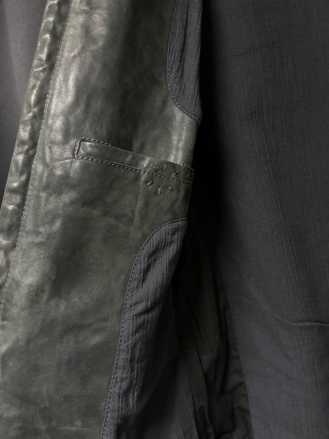 H Leather Jacket D.Grey 상품이미지6