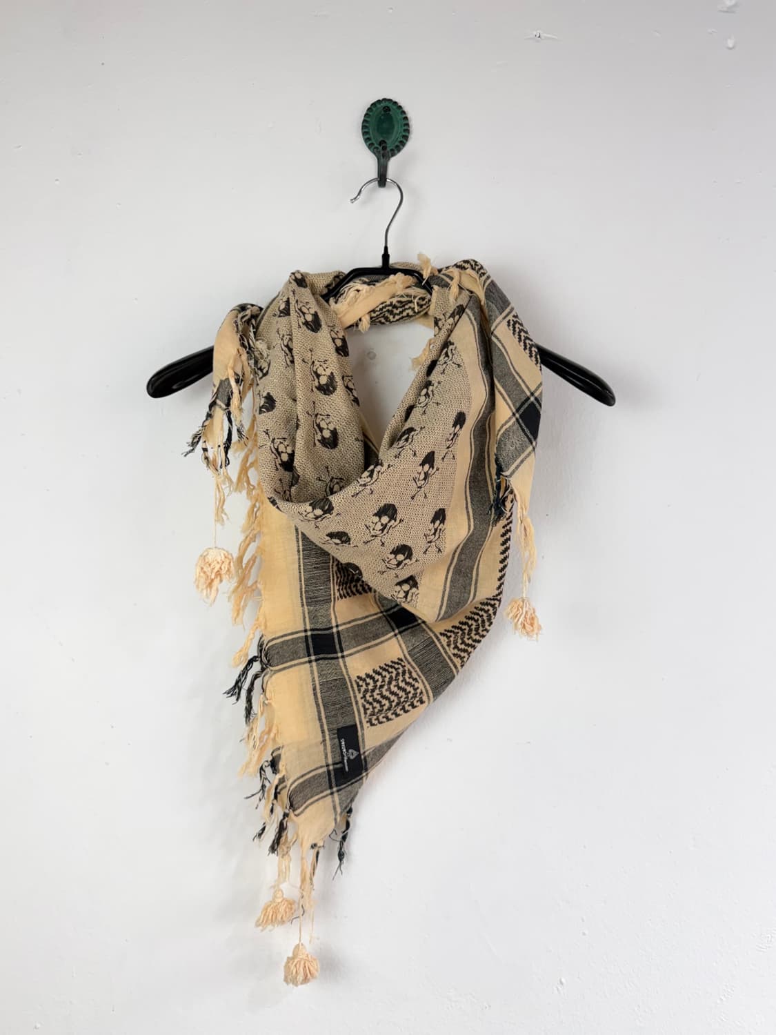 291295=Homme 스컬 아프간 스톨 상품이미지1