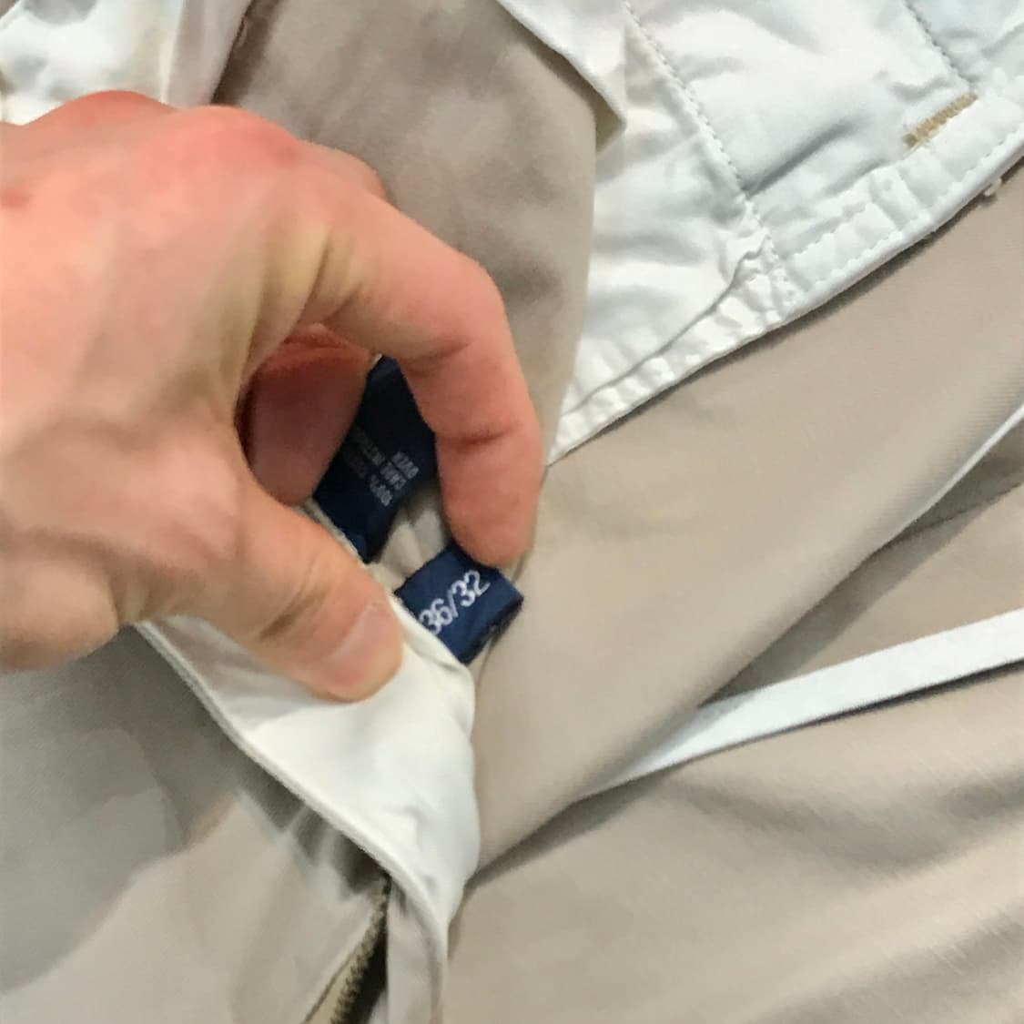 폴로랄프로렌 베이지 코튼 치노 팬츠 면바지 허리 37 빅사이즈 상품이미지6