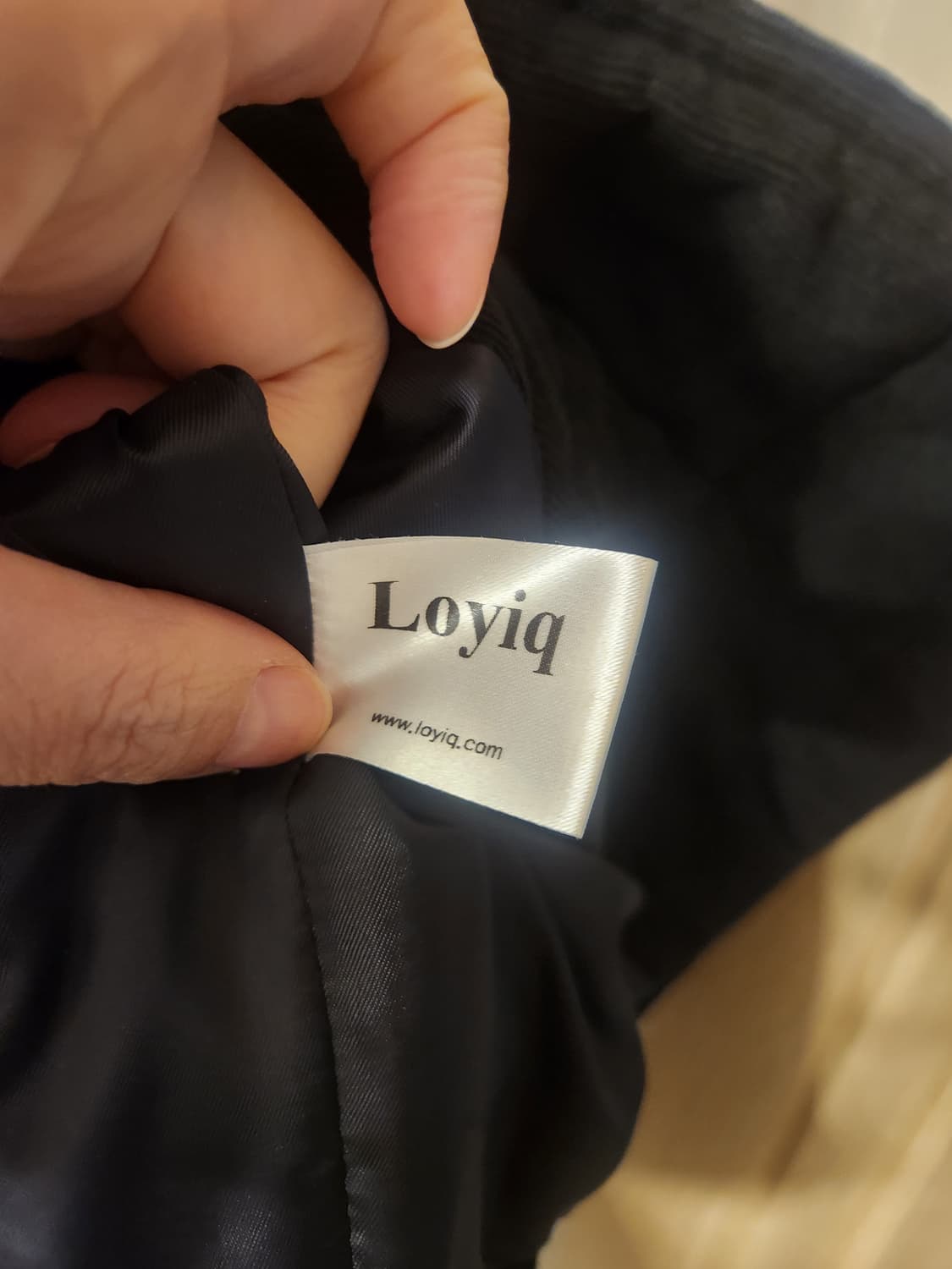 로이크 블랙 코르듀이 숏패딩 자켓 상품이미지3