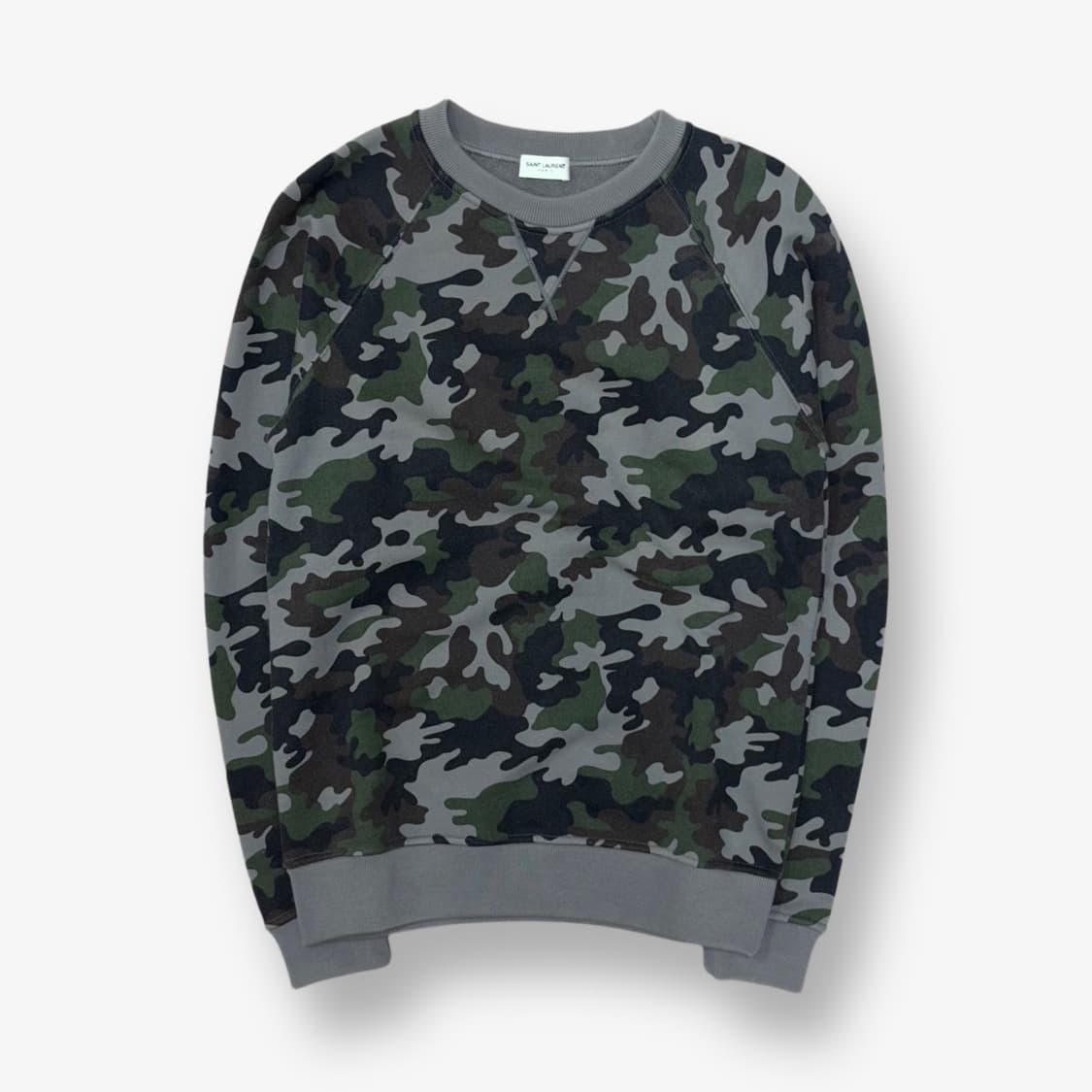 [S] SS15 Saint Laurent Camo crewneck 상품이미지1