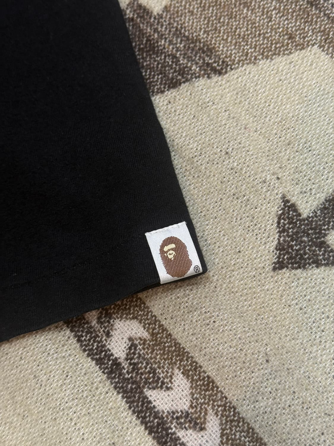 베이프 BAPE 빅헤드 반팔 티셔츠 블랙 XL 상품이미지6