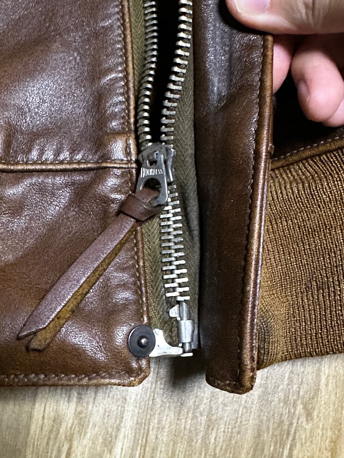 이스트맨레더 A2 호스하이드 플라이트자켓 상품이미지9