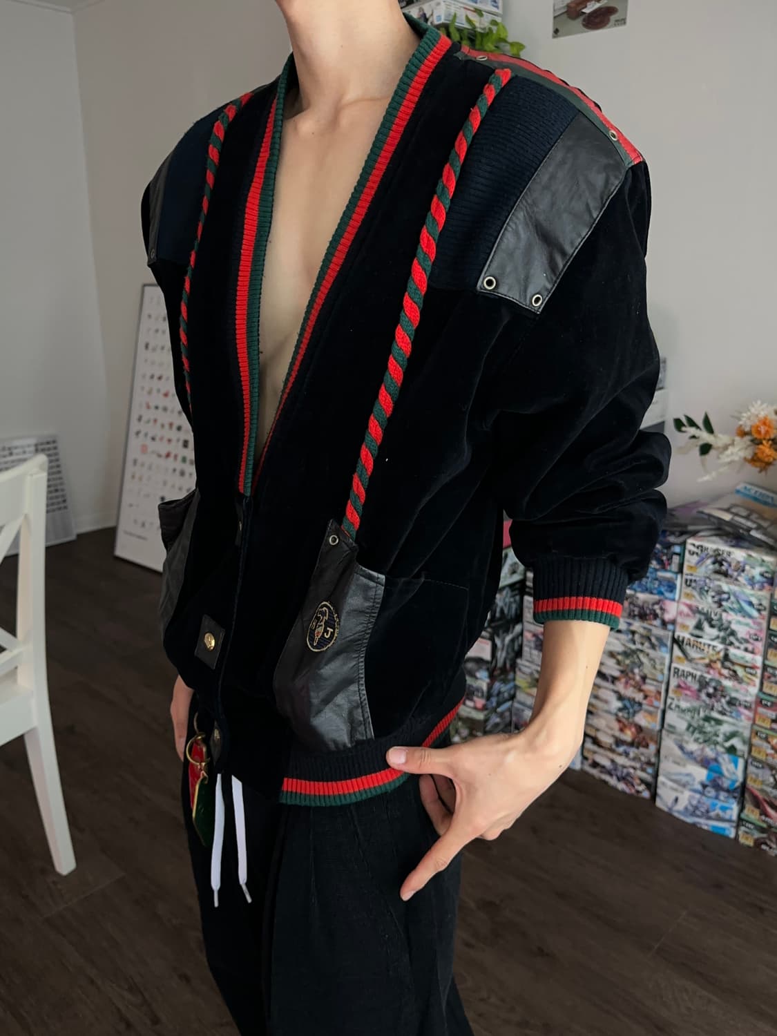 "황제" 파워 숄더 벨루아 자켓 상품이미지1