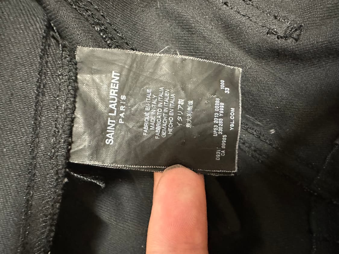 생로랑 13시즌 레더패널진 상품이미지2