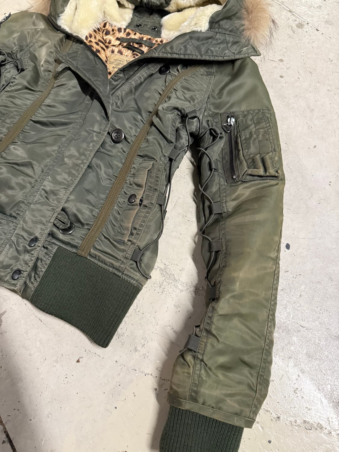 Avirex n2b lace-up point jumper 상품이미지7