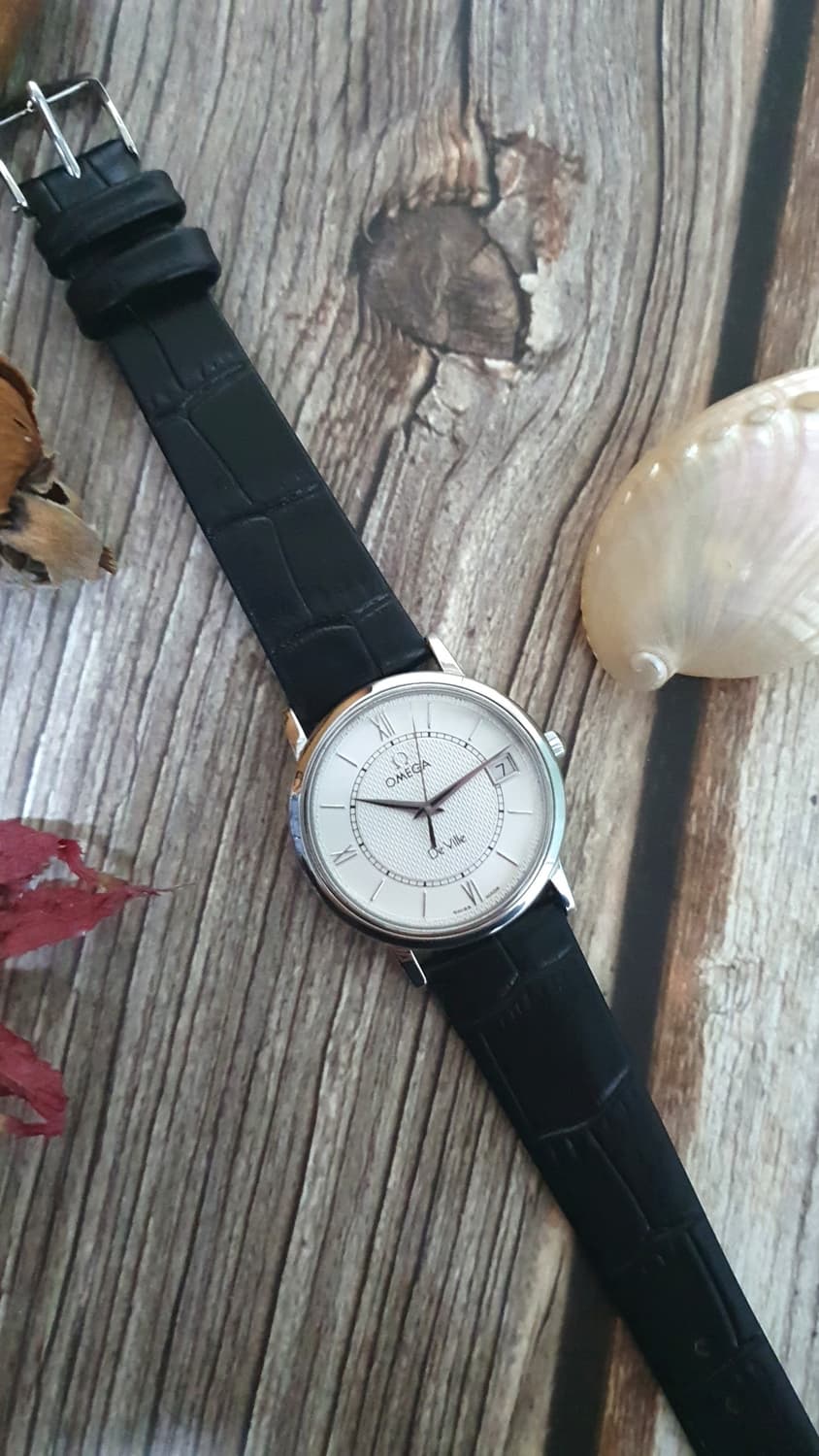 오메가 드빌 프레스티지 남여공용 쿼츠시계 상품이미지4