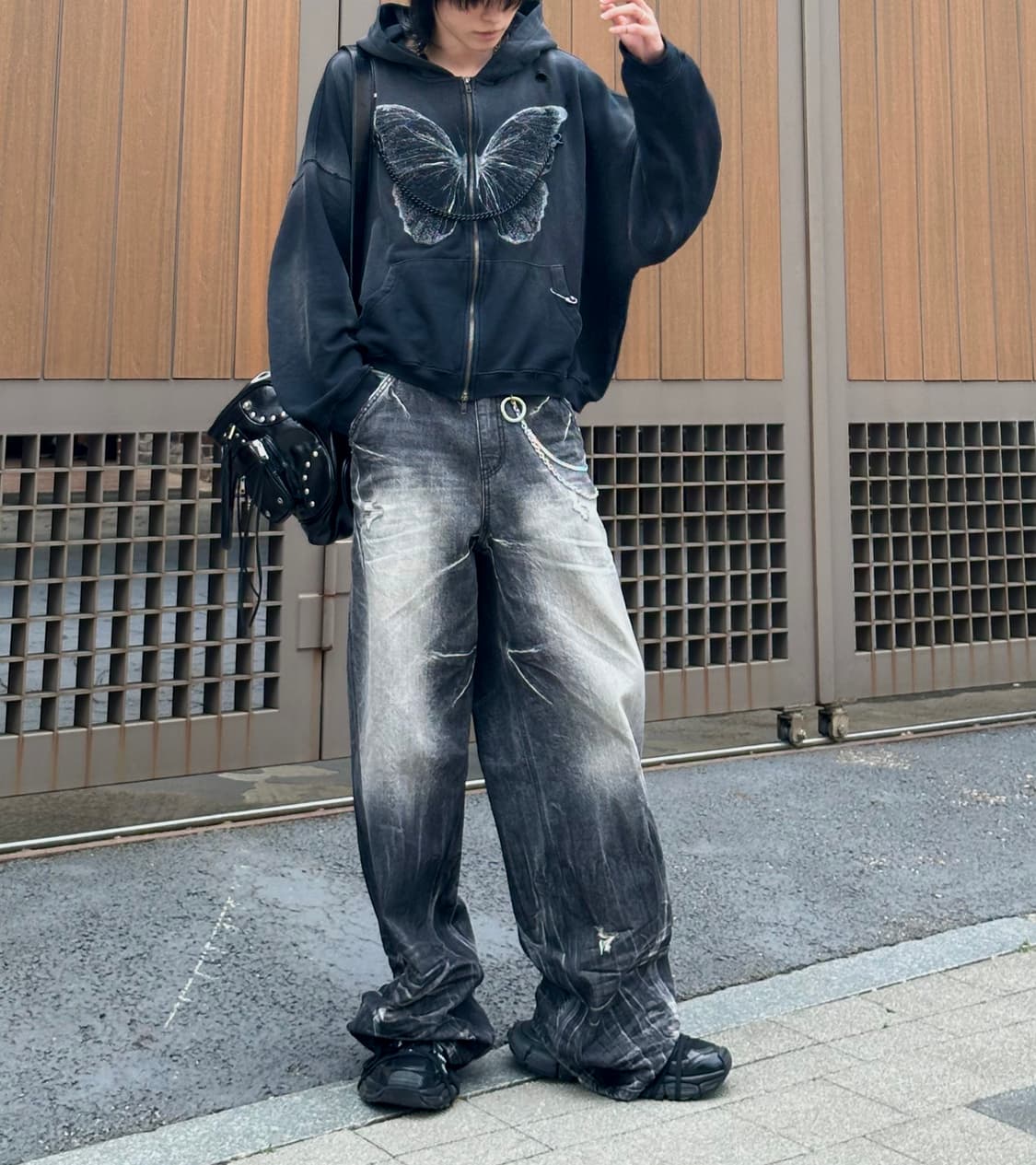 에모스탠스클럽 재패니즈 와이드 배기 진 1 상품이미지2