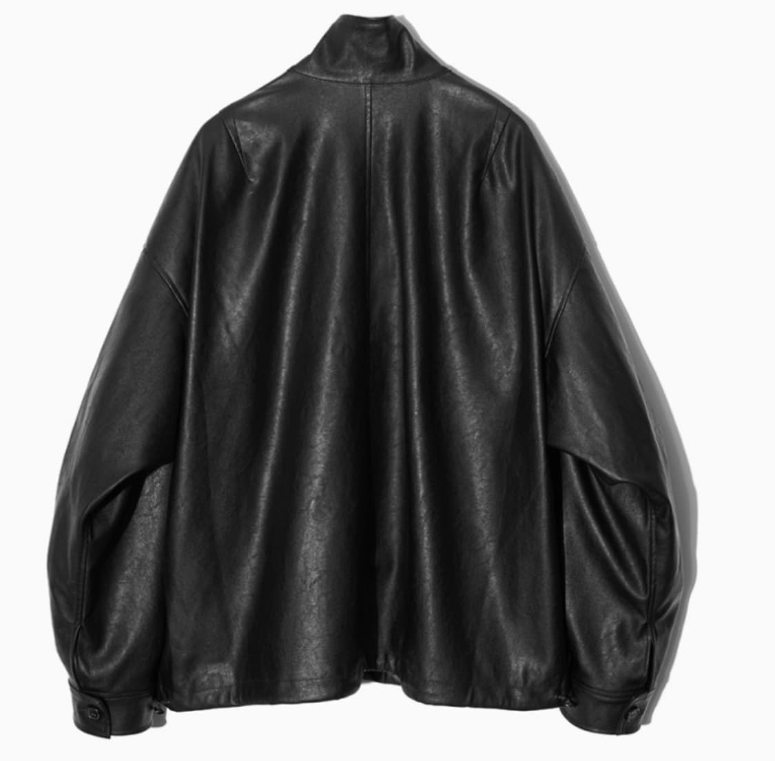 파르티멘토 - 필드 자켓 블랙 레더 상품이미지2