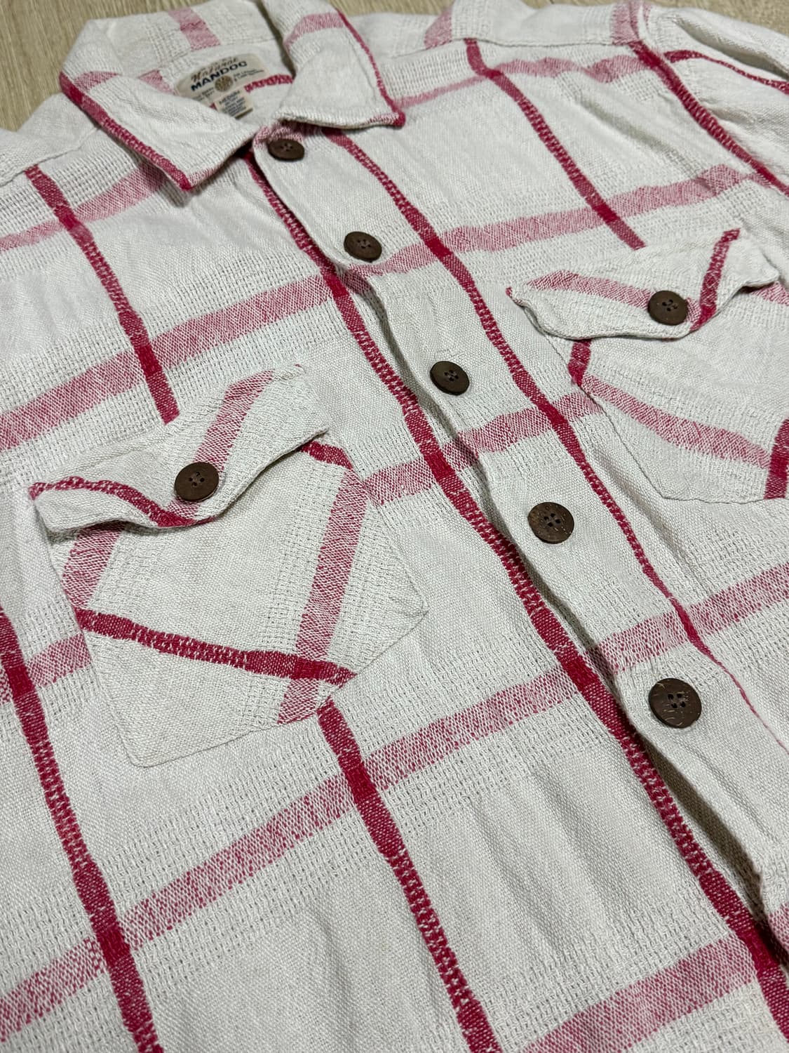 MANDOC check pattern shirts 체크 셔츠 상품이미지2