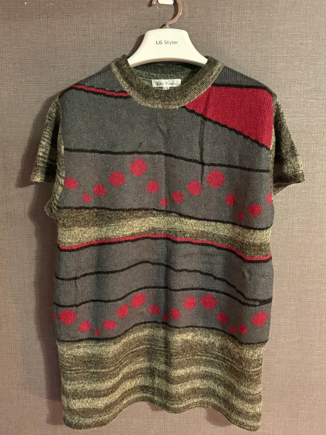 Jolie Femme 패턴 니트 Japan 상품이미지1