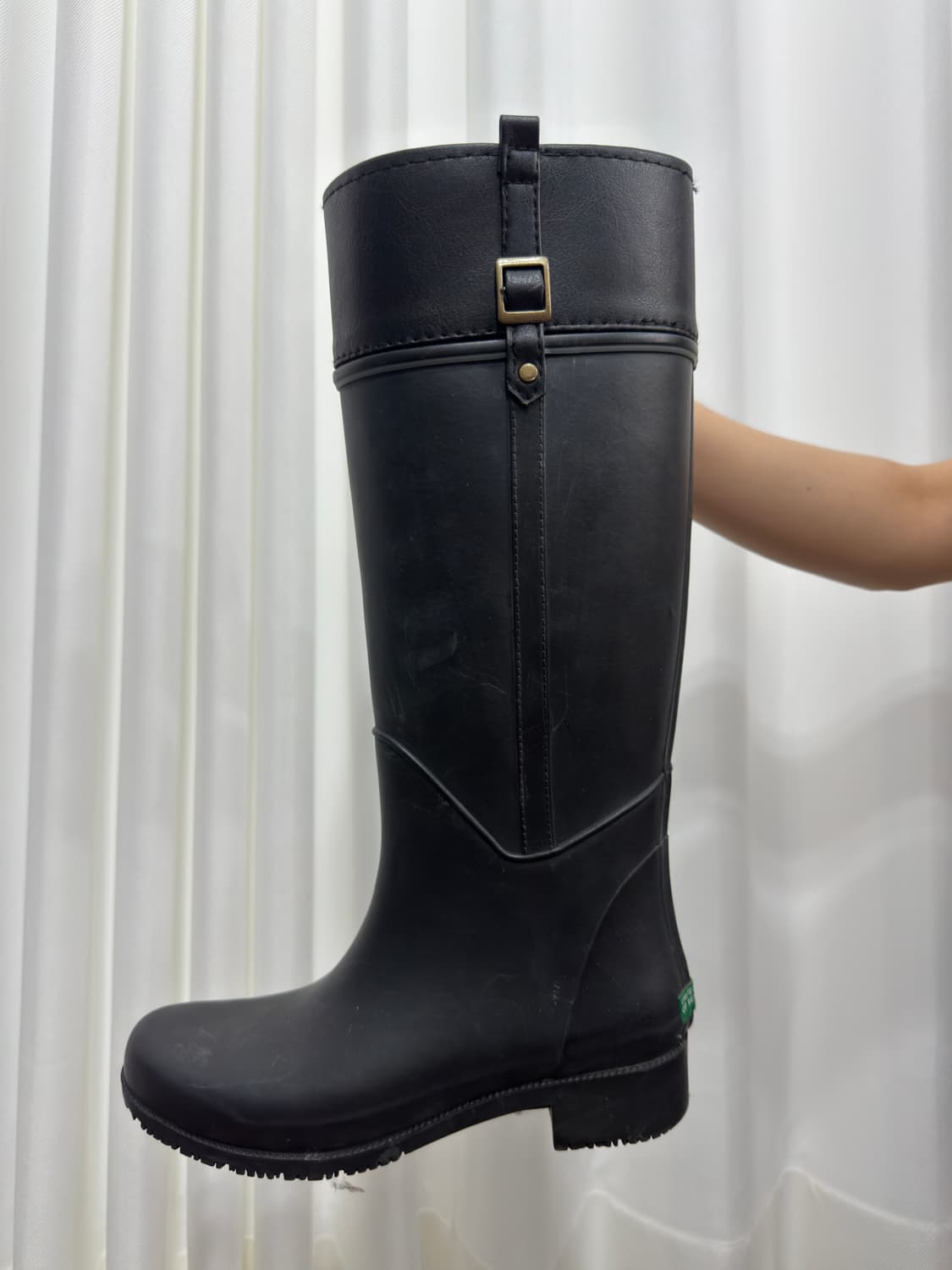 benetton leather detail rain boots 상품이미지3