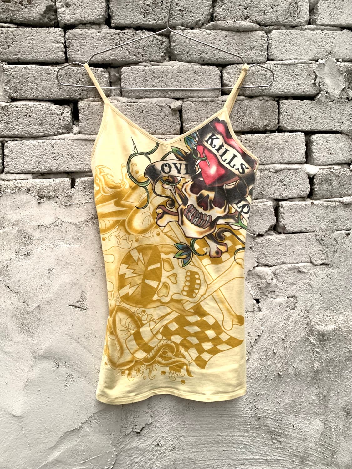 Ed hardy skull logo y2k sleeveless  상품이미지1