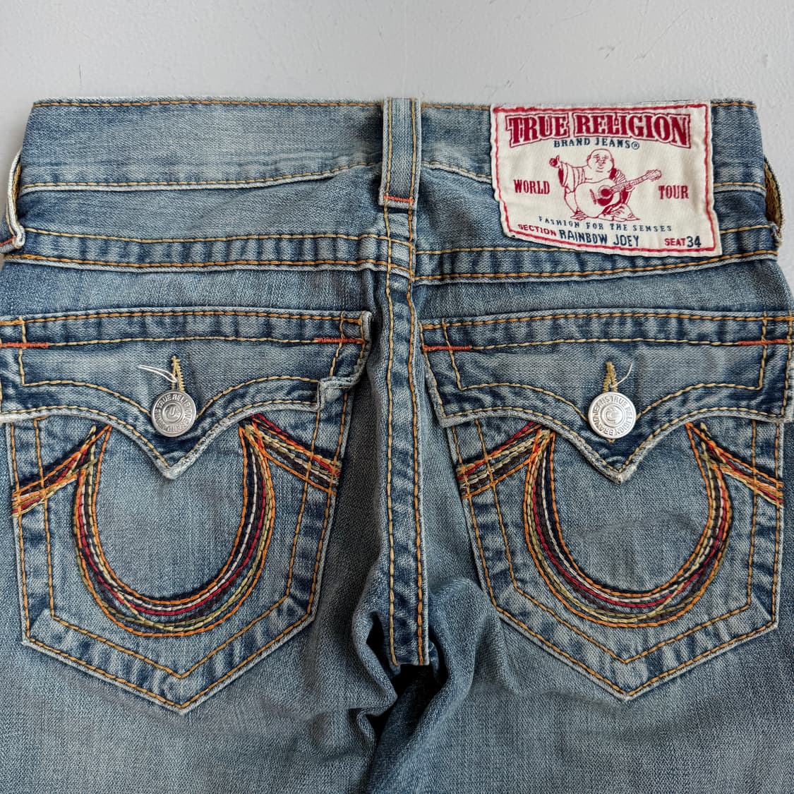 트루릴리전 Y2K 레인보우 조이 부츠컷 데님팬츠 상품이미지6