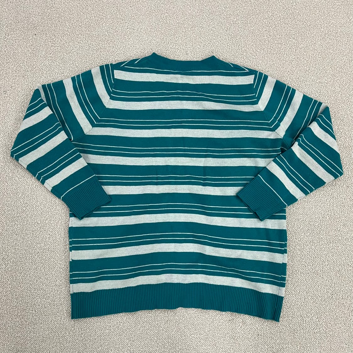 실측확인 와펜 스트라이프 가디건 0209M1 상품이미지2