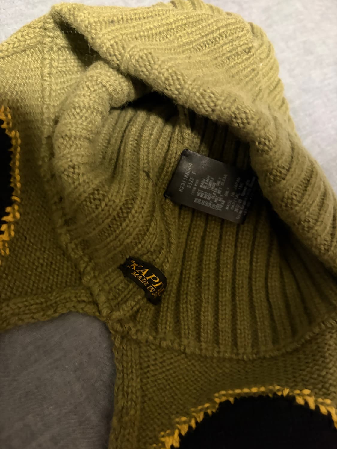 캐피탈 5G 울 프로필 레인보위 게일 캡 카키 상품이미지6