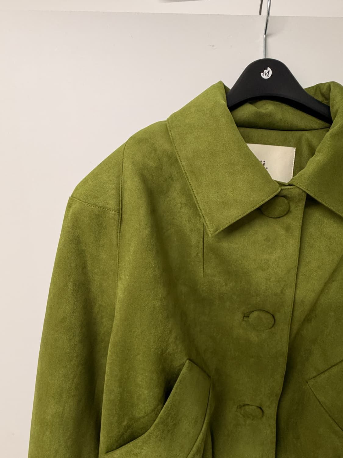 Spoii 스웨이드 그린 숏 자켓(새상품) 상품이미지2