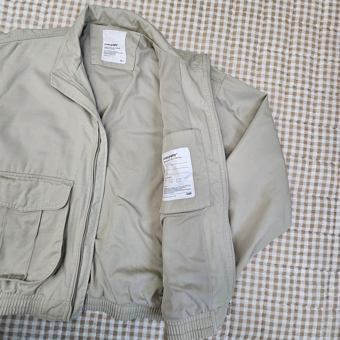 코드그라피 간절기 면자켓 남자100 상품이미지7