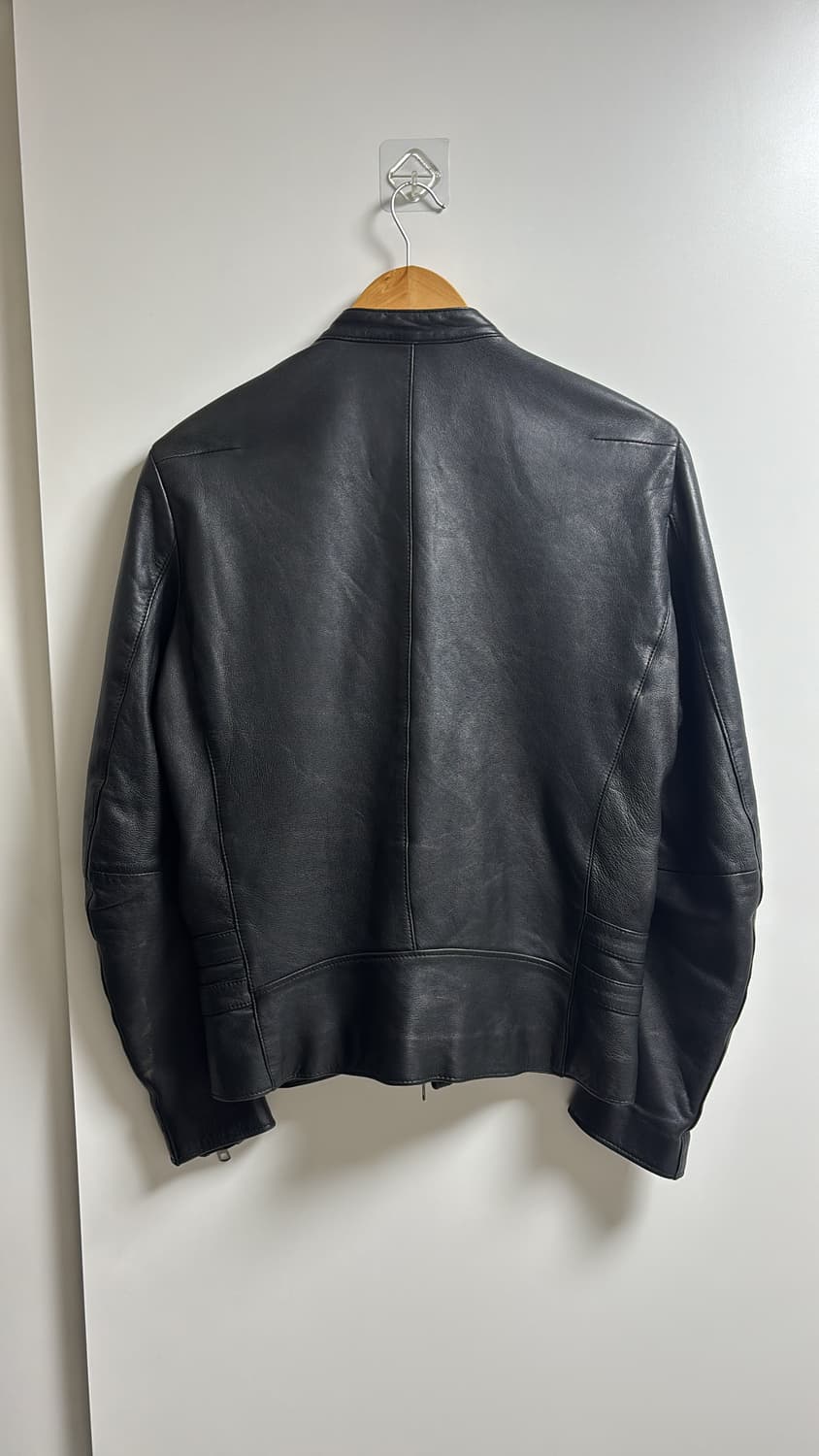 넘버나인 레더 볼체인 라이더 가죽자켓 2사이즈 상품이미지5