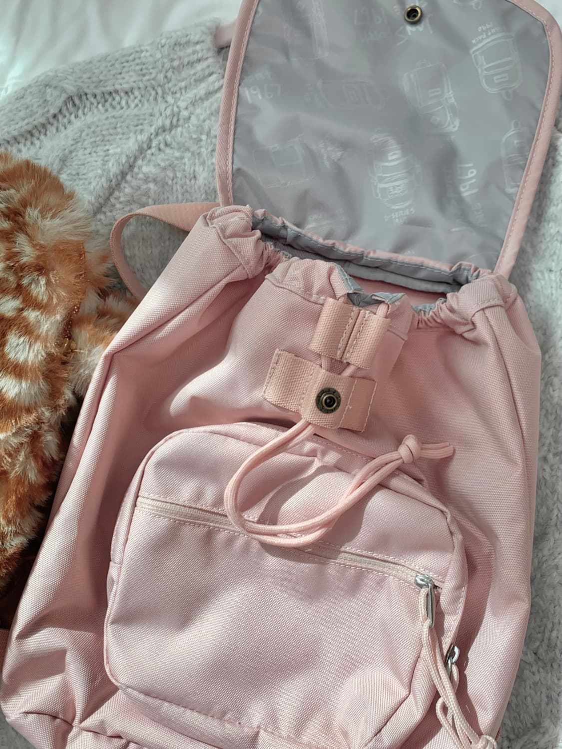 새상품 잔스포츠 하이랜드 미스티 로즈 핑크 컬러 백팩 상품이미지3