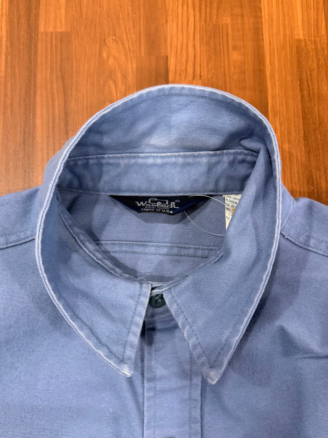 80s Woolrich 울리치 헤비 코튼 플란넬 워크 셔츠 (USA) 상품이미지9
