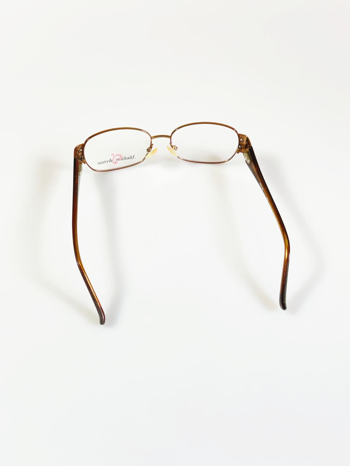 MADDISON AVENUE 슬림 스퀘어 메탈 빈티지 안경 상품이미지5