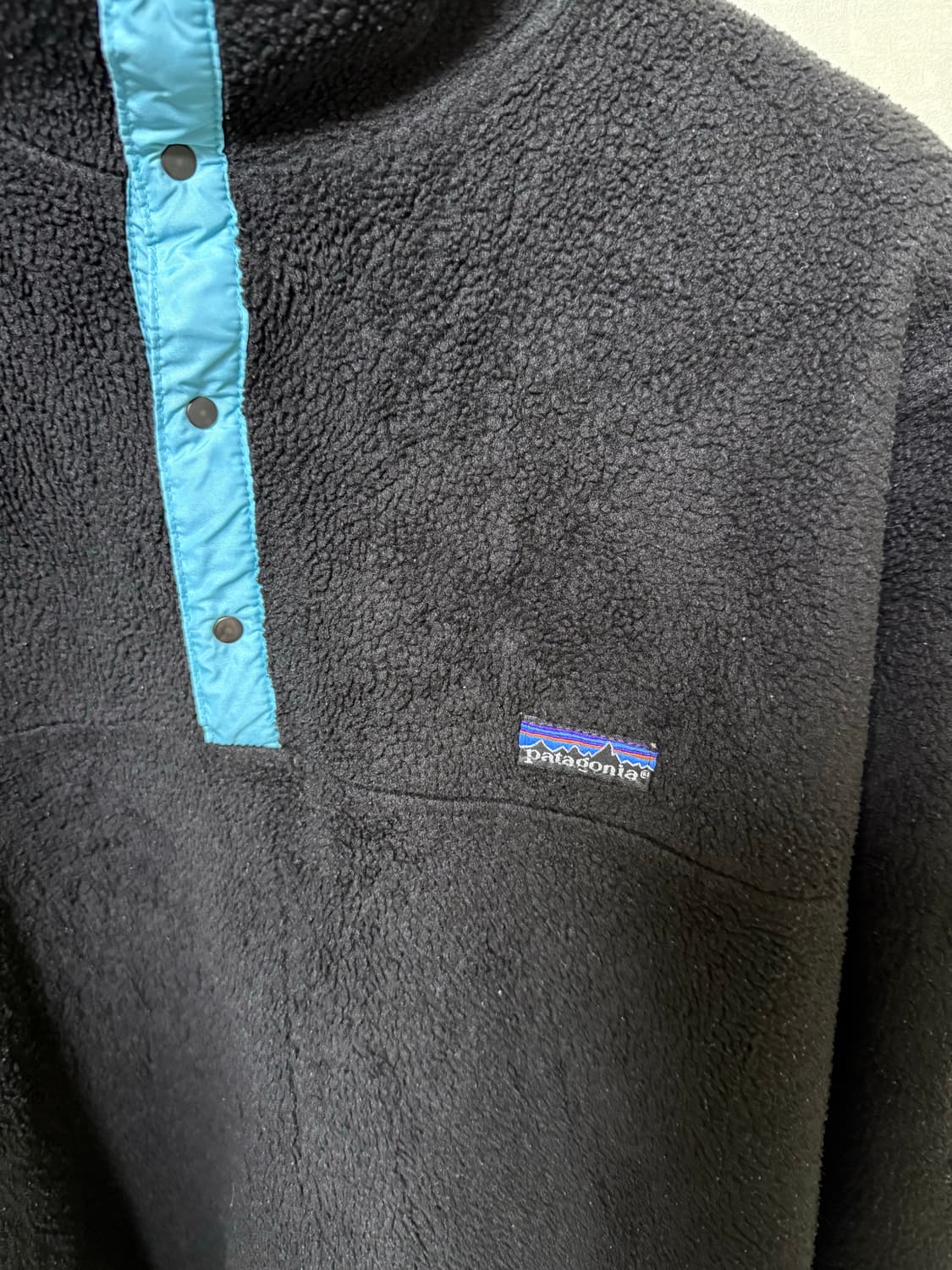 80s 파타고니아 풀오버 XL 블랙 상품이미지4