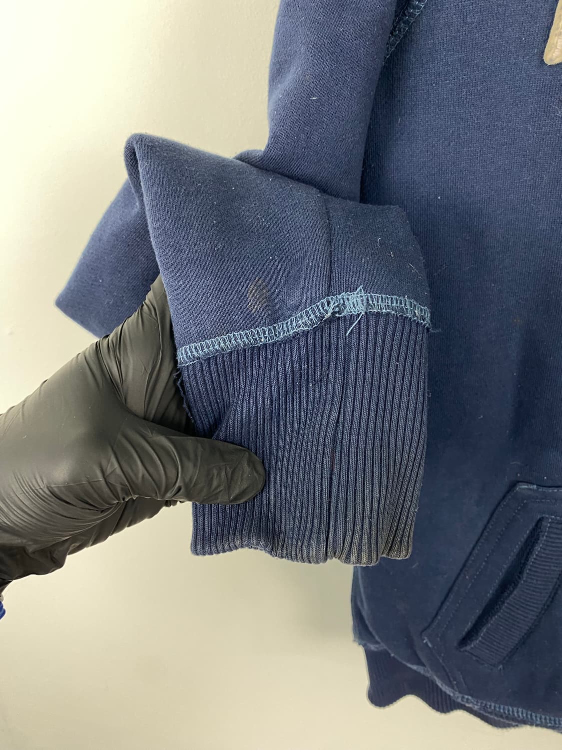 아베크롬비 네이비 양털 후드집업 S 상품이미지6