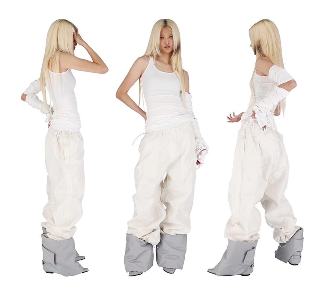 (240,25) 25AW 모듈웻지힐 + 디테쳐블 오버레이 - 숏 /그레이 상품이미지3