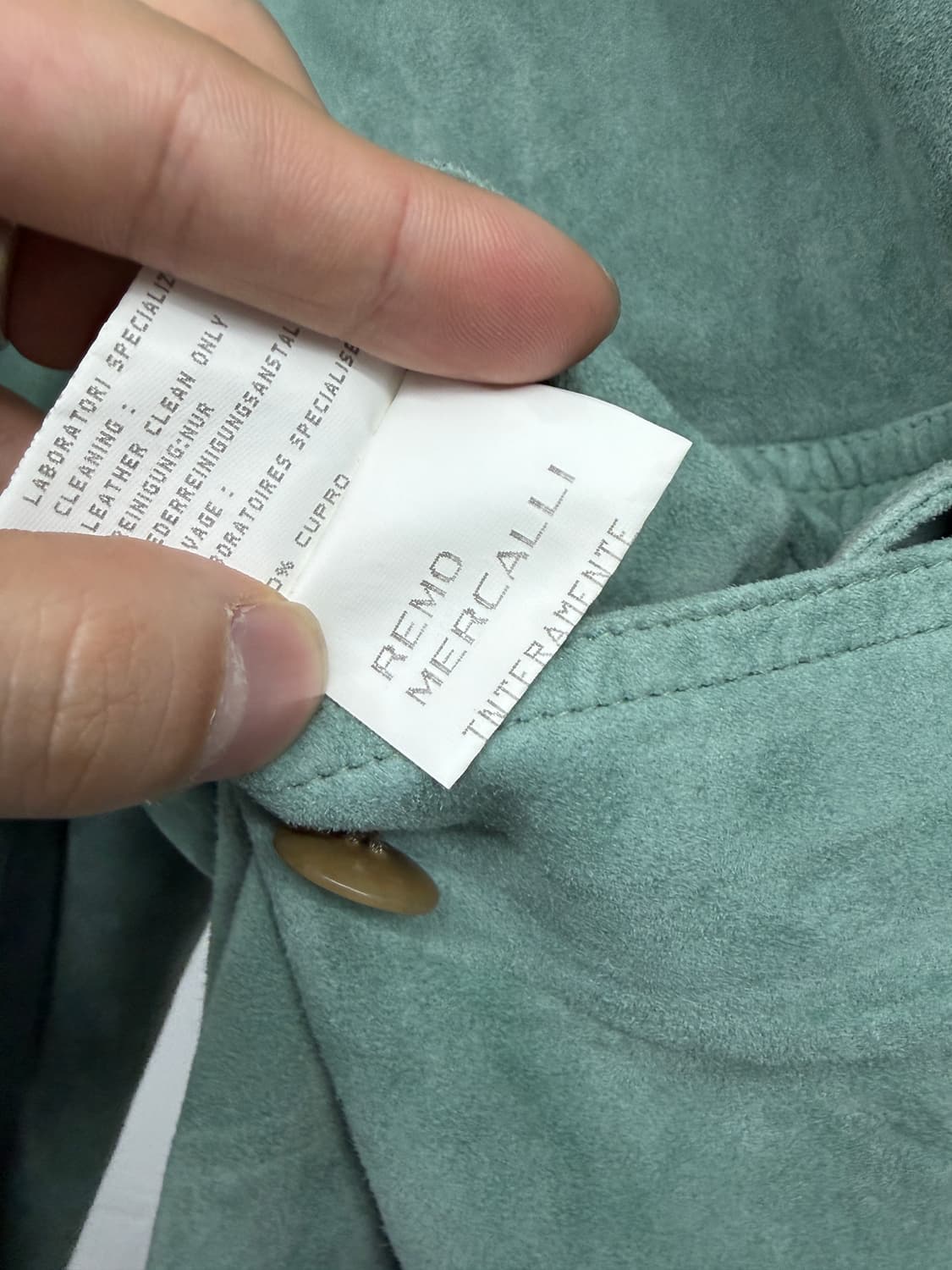 Remo mercalli  리버시블 레더 블루종  상품이미지6