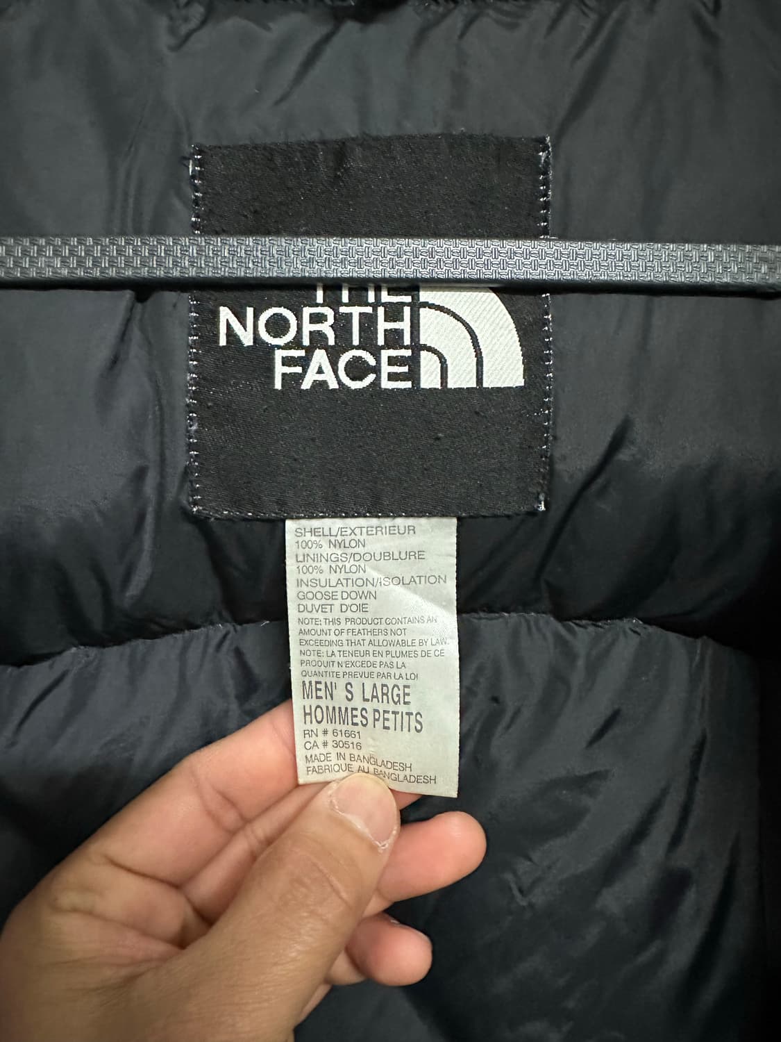 노스페이스 눕시 800 패딩 블랙 L 상품이미지10