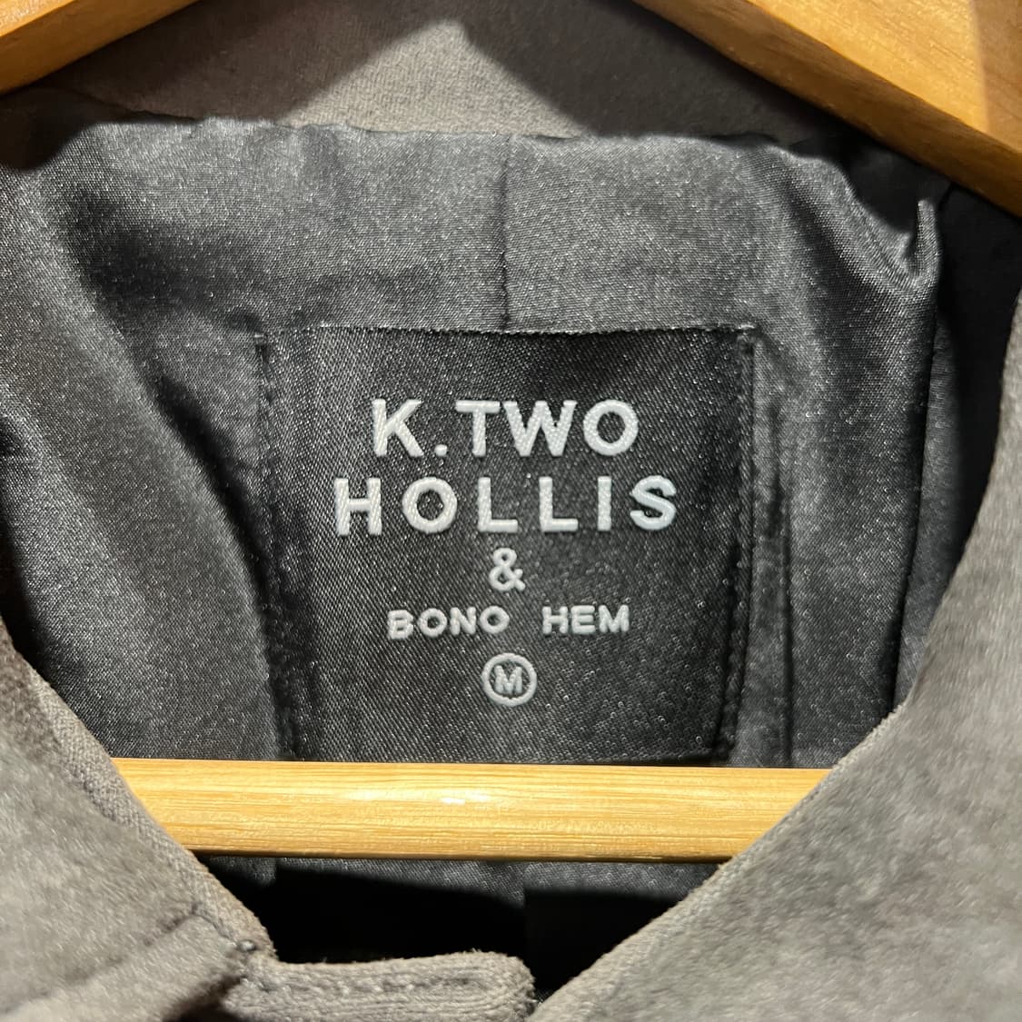 K.TWO HOLLIS 그레이 스웨이드 자켓 상품이미지3