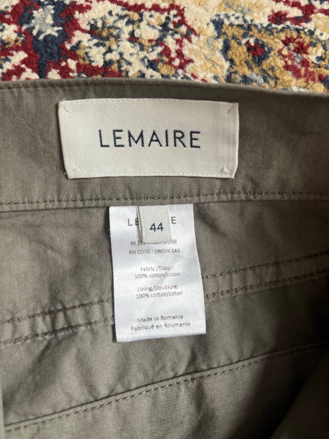 르메르 코튼 트라우저 44 상품이미지3