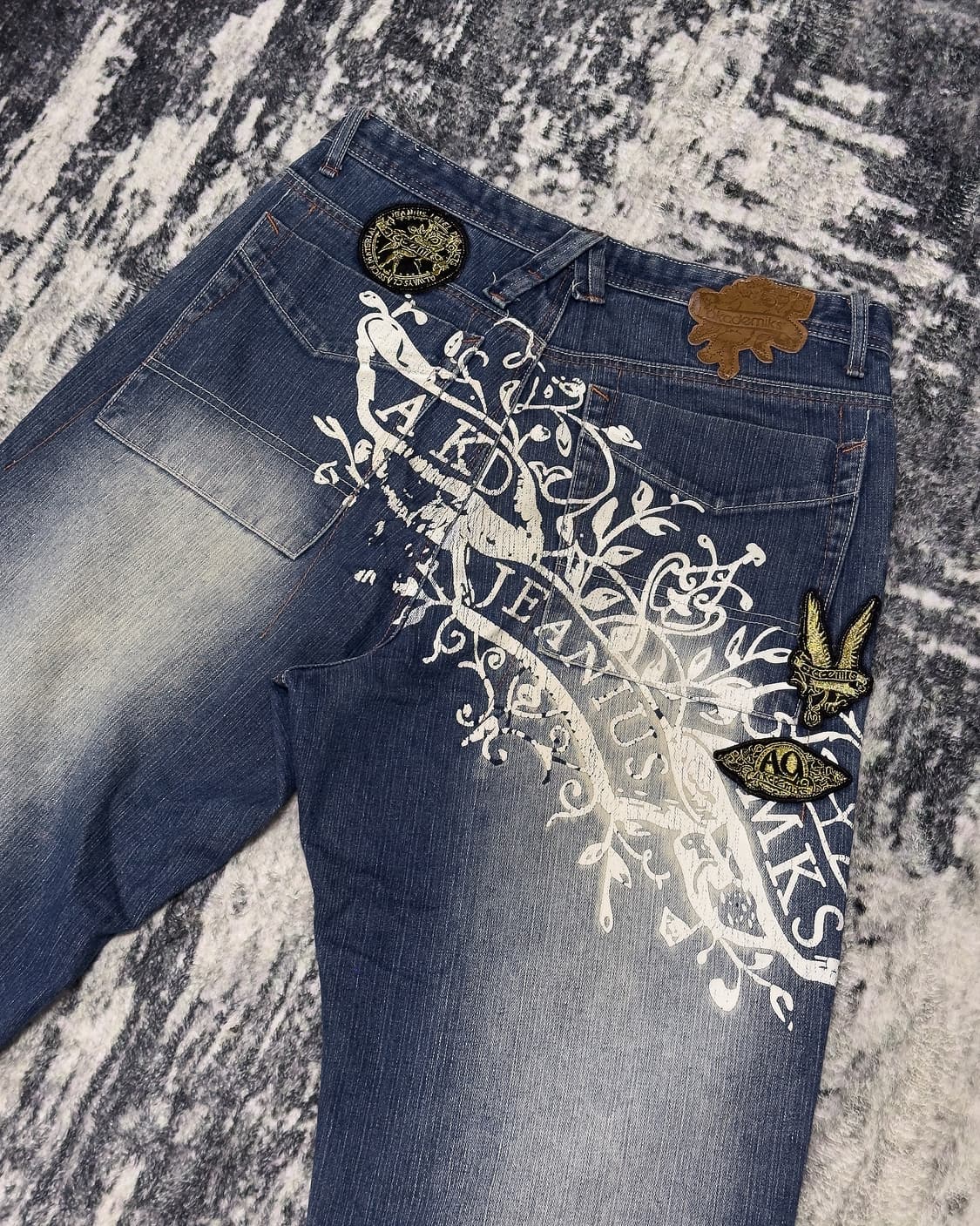 {Akademiks} Back Printing Bermuda Denim  상품이미지6