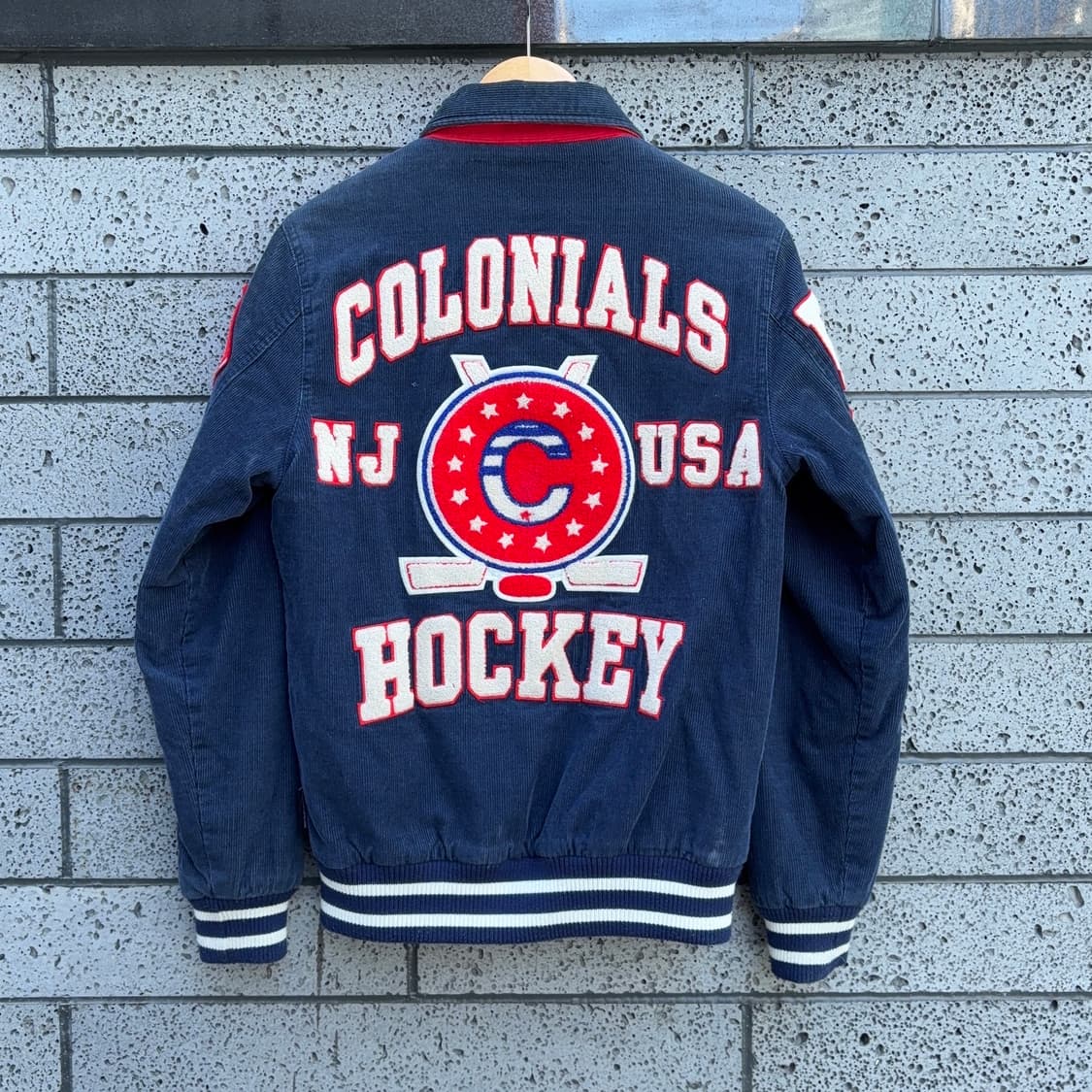 For the Boys / THE MADNESS 코듀로이 바시티 자켓 상품이미지2