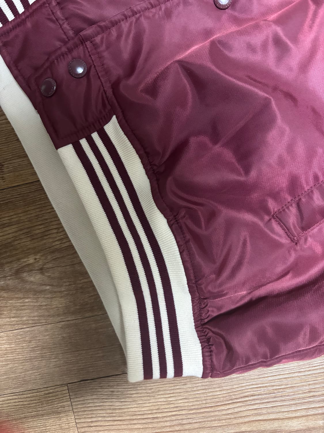 1993 STUDIO_나일론 바시티 자켓_버건디_ 상품이미지2