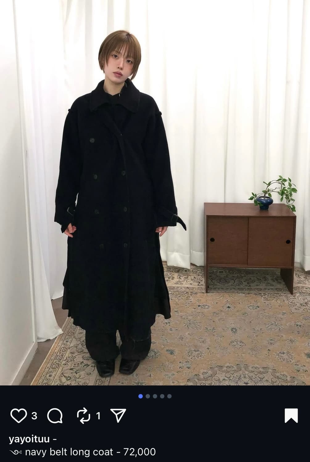 빈티지 롱코트 상품이미지1