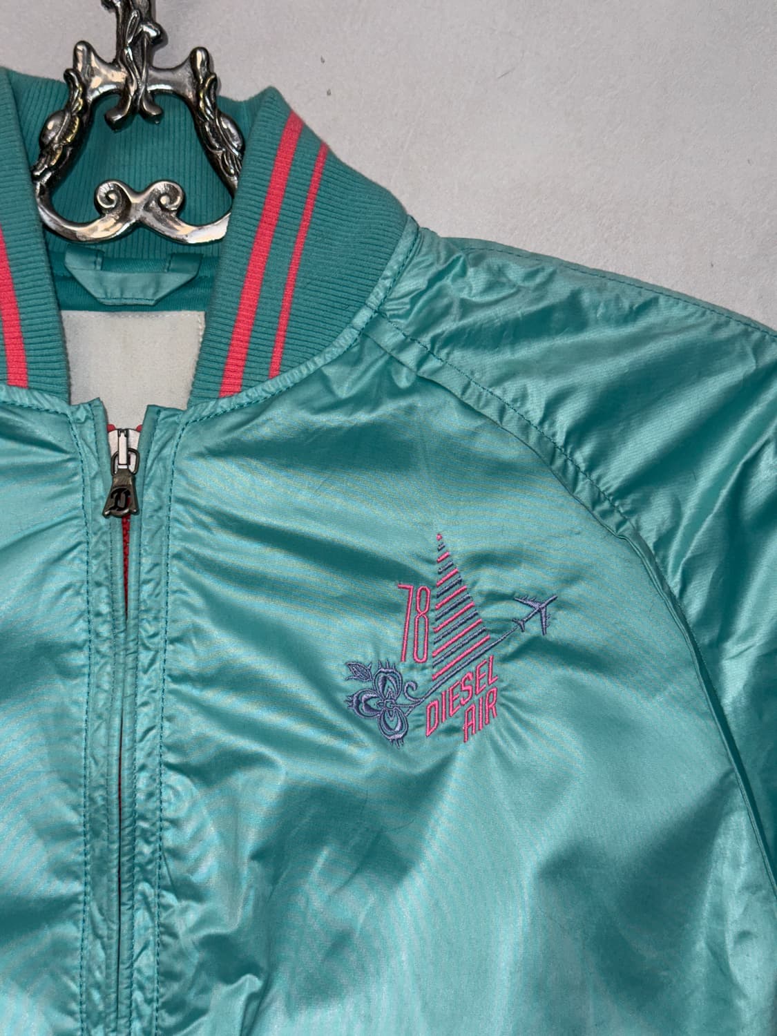 DIESEL sky blue windbreaker blouson 상품이미지3