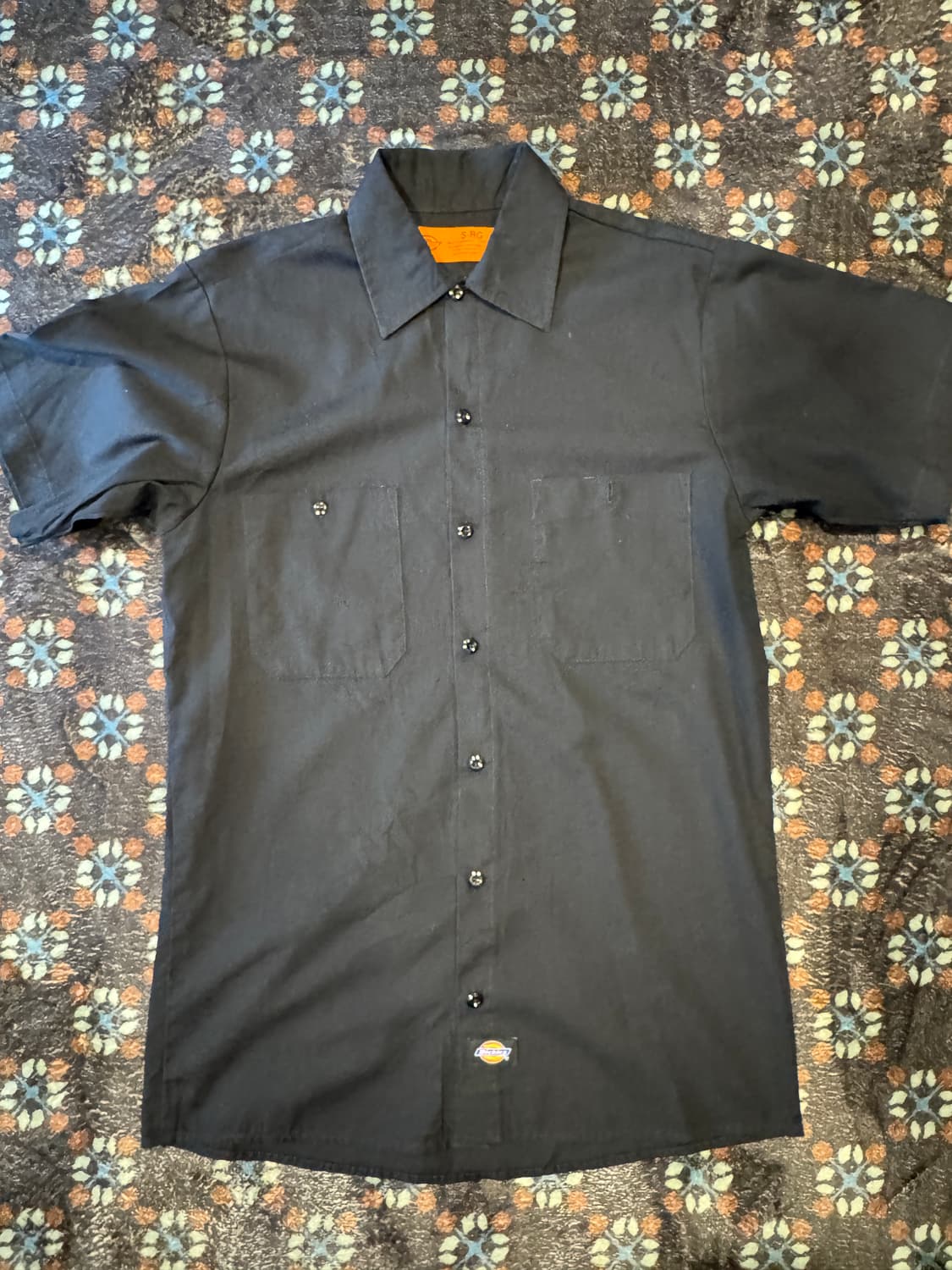 디키즈 워크셔츠 블랙 상품이미지1