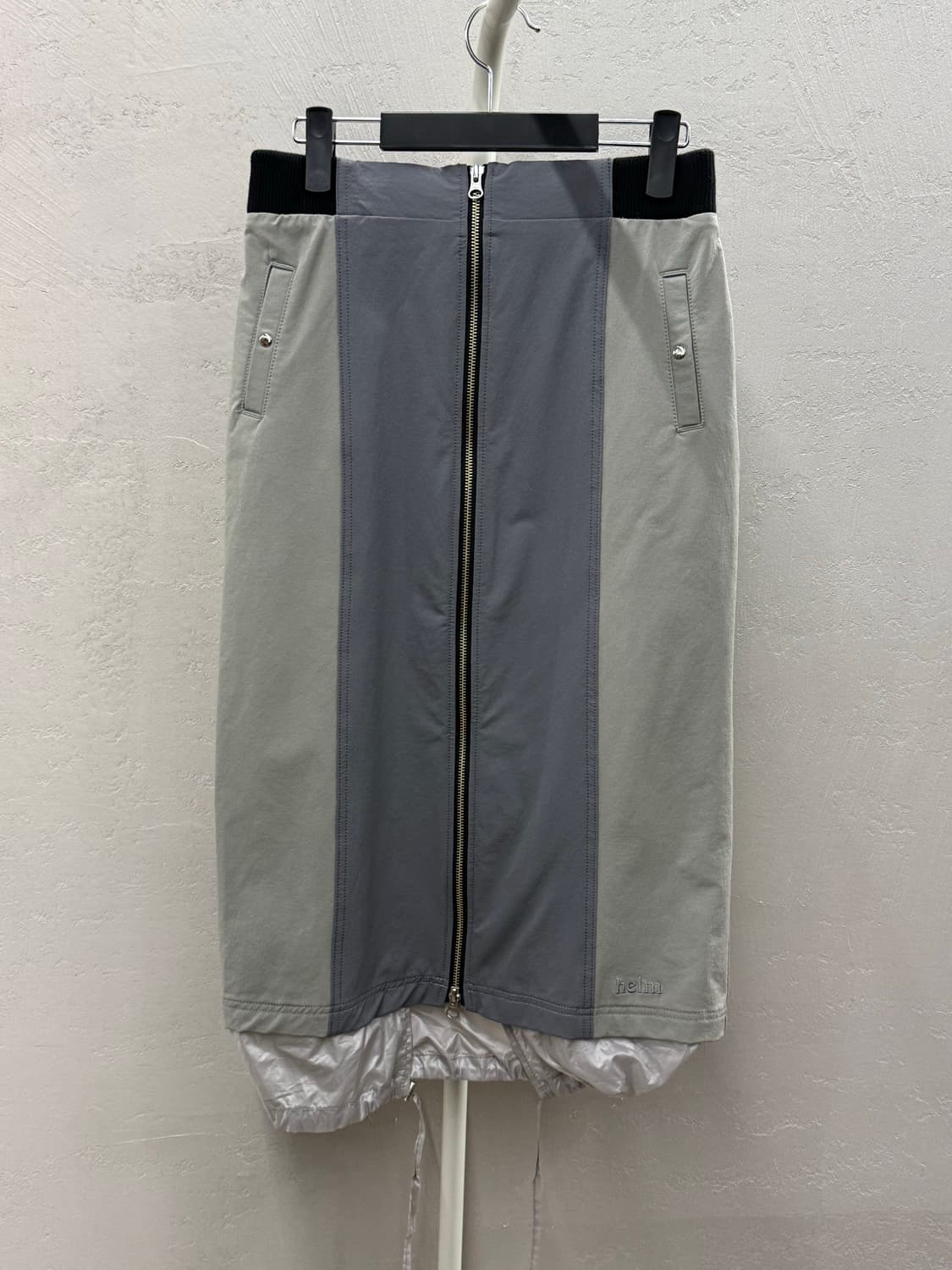 heim 해임 레이어드 투 톤 지퍼 스커트 L 상품이미지2