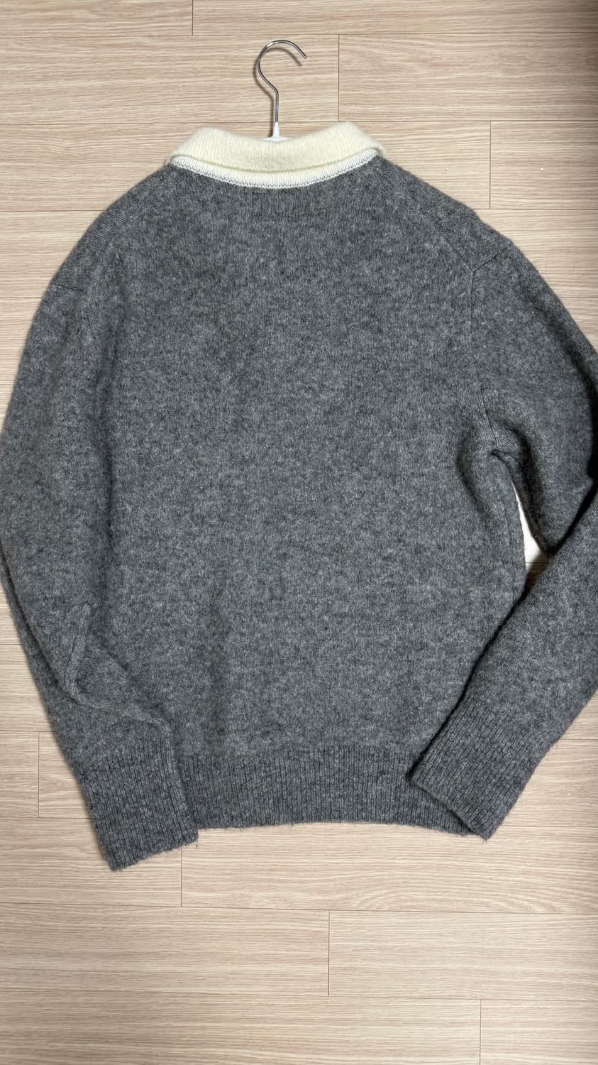 헤리티지플로스 23fw 울 폴로 니트 s사이즈  상품이미지1