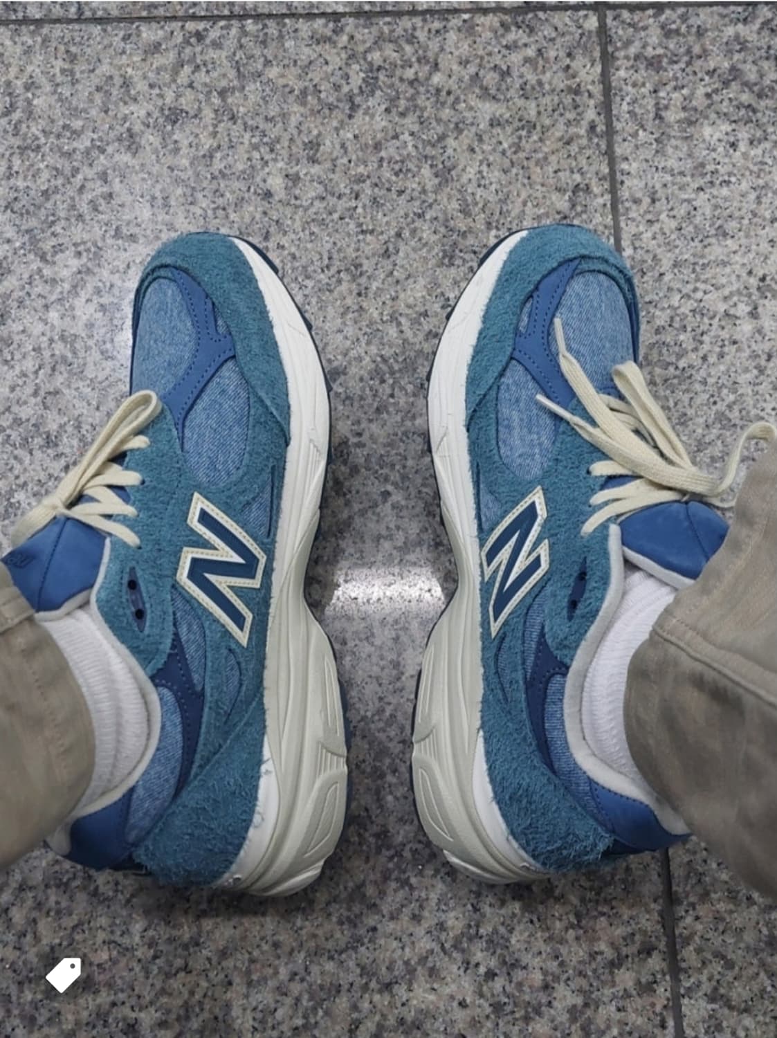 신품 뉴발란스 x 리바이스  280 990v3 blue levi's 상품이미지8