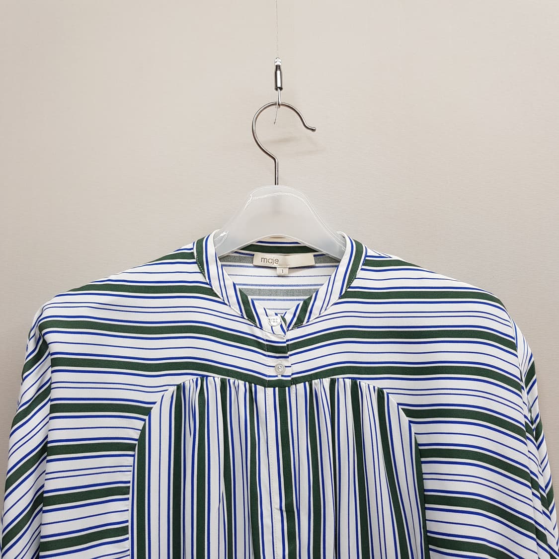 마쥬 스트라이프 루즈핏 셔츠블라우스 1사이즈 상품이미지2